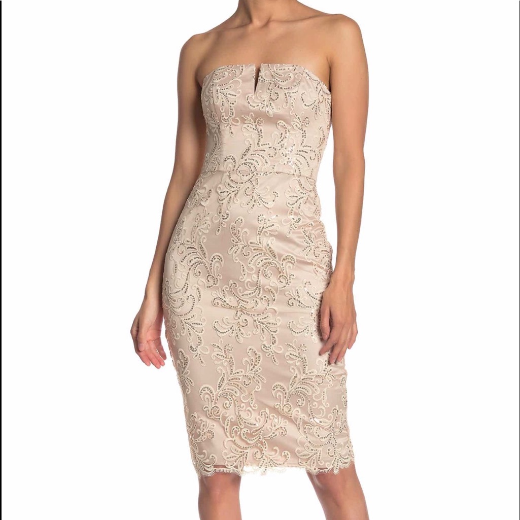 Sale Camuto Sequined Sheath Dress